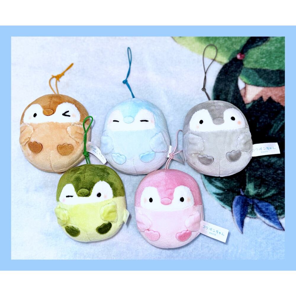 Koupen-chan 5 Colorful Mini Mascot Toy Plush Penguin Lot 5.5cm Parade 2025 Japan